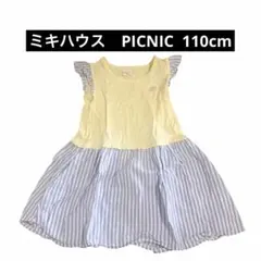 MIKI HOUSE PICNIC ノースリーブワンピース 110