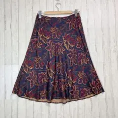 【美品】ローラアシュレイ フレアスカート 総柄 花柄のサムネイル