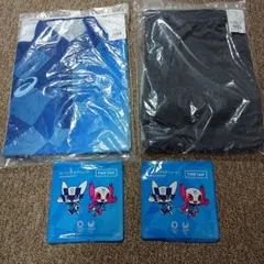 新品】東京オリンピックボランティアユニフォームシャツズボン上下+ボディシート×2