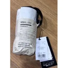 未使用Wpc.IZA コンパクトイーザオフ×ライトグレー晴雨兼用日 折りたたみ傘