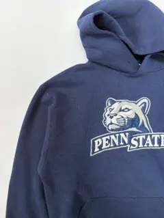 90s USA製 Russell PENN STATE カレッジパーカー 紺