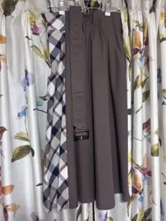 ブルーレーベル　フレアスカート　廃盤　ベルト付き