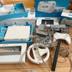 Wii U 本体 ホワイト 付属品あり Wii いろいろ セット 箱付き
