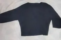 ダークグレー 五分袖トップス