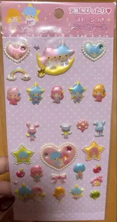 サンリオ　キキララ　ぷっくりシール