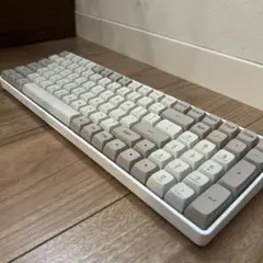 aigo USB無線 黄軸 メカニカルキーボード 白 US配列 テンキー付きのサムネイル