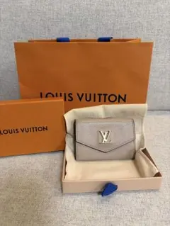 LOUIS VUITTON グレー 三つ折り財布 コンパクトウォレット