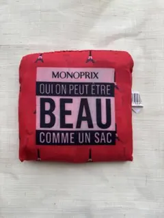 MONOPRIX モノプリ エコバッグエッフ ェル塔柄赤