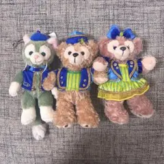 ダッフィー シェリーメイ ジェラトーニ ぬいぐるみバッジ 15周年