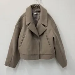 natural couture ショートコート F モカ