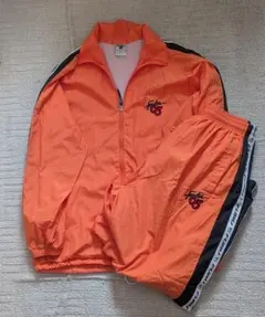 Fubu オレンジ ナイロンジャケット セットアップ