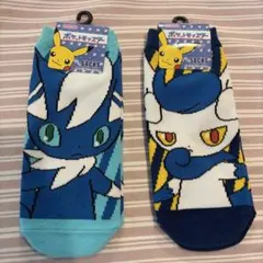 ポケモン ソックス 2足セット　キャラックス　ニャオニクス