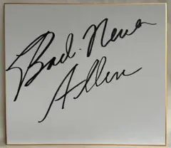 ブルーザーブロディ、ジミースヌーカサイン色紙 スーパーフライ ジミー・スヌーカ 直筆サイン色紙（外国人プロレスラー