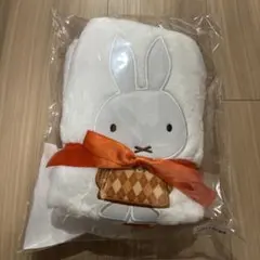 ミッフィー　アップリケブランケット　オレンジ