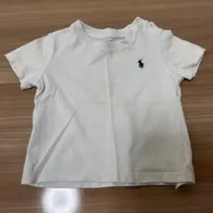 ラルフローレン ベビー 半袖Tシャツ 18M 80 白 ポニーロゴ コットンのサムネイル