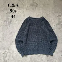 90s【C&A】シーアンドエー（44）ワッフルニット＊ローライズ＊ビンテージ
