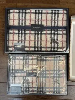 BURBERRY フェイスタオル2枚・バスタオル1枚セット