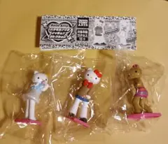 Hello Kitty　スタイルアップフィギュアコレクション　3種類　ガチャ
