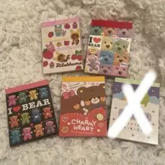 平成女児　平成レトロ　メモ帳　まとめ売り