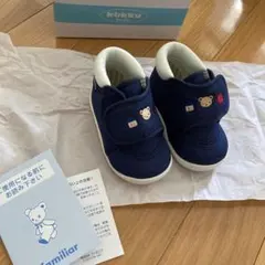 familiar ベビーシューズ ネイビー 12.0 ファーストシューズ