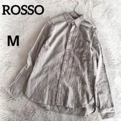 アーバンリサーチ　ロッソ　長袖シャツ　M グレー　オフィス　カジュアル