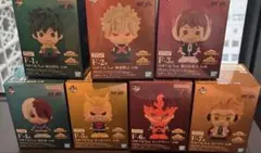 一番くじ　ヒロアカ　ソフビくちゅ７種フルコンプリート