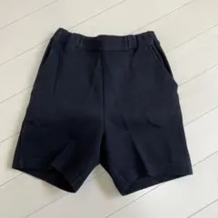 familiar 黒 ハーフパンツ 後ろポケット付き