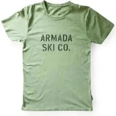 4 / 4 アルマダ ARMADA ミリタリー調Tシャツ オリーブグリーンのサムネイル