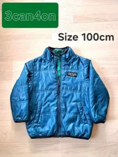 【3can4on】 ★リバーシブル★ 中綿コート サイズ100cm