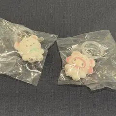 サンリオ ふわふわスノーめじるしアクセサリーチャーム マイメロディ　ポチャッコ