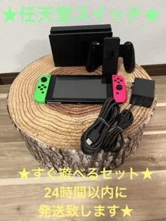 Nintendo Switch ニンテンドースイッチ本体　GRN/PNK 箱無し