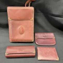 ふ*ん様 A3【used】カルティエ　ダメージ品まとめ　バッグ　定期入れ　メガネ