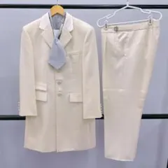 ★4321★ 新郎用 フォーマルスーツ 4点セット 結婚式 タイ付き