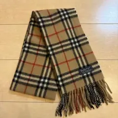 バーバリー/BURBERRY ラムウール 100% マフラー ノバチェック