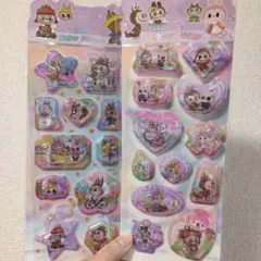 ラスト1点 ラブブ ウォーターシール 2枚セット