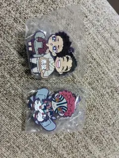 鬼滅の刃　キャラばんちょうこうラバーマスコット 猗窩座 狛治 2個セット