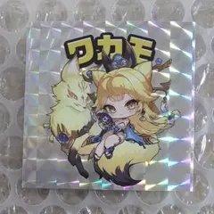 ガーディアンテイルズ×武将家外伝コラボ　ワカモ　ステッカー