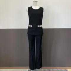 Rady レディー　パンツセットアップ　ノースリーブ　ビジュー付き　ブラック　M