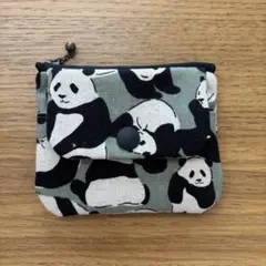 パンダ柄◆小銭入れ◆ミニポーチ◆ハンドメイド