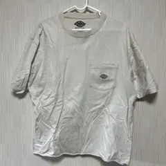 ホワイト Tシャツ ポケット付き