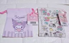 3/15まで限定2点セット‼️サンリオ♥ミニ巾着