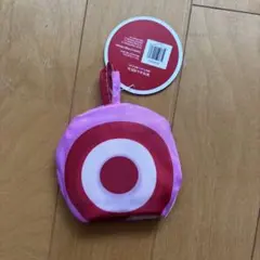 新作　新品タグ付き　ターゲットTarget チェック柄エコバッグ ピンク/レッド