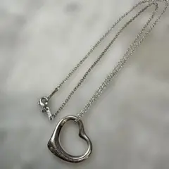 ティファニー　シルバー925 オープンハートネックレス