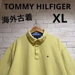 海外古着　TOMMY HILFIGERトミーヒルフィガー　ポロシャツ　サイズXL