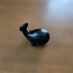 クジラ 置物 ブラック ミニチュア オブジェのサムネイル