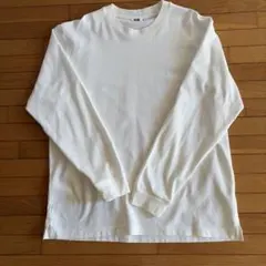 UNIQLO U ホワイト 長袖Tシャツ　XLサイズ　中古