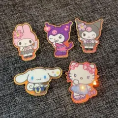 サンリオ キャラクターズ アクリルブローチ 5種セットのサムネイル