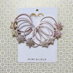 MIMI&LULA ♡ ヘアアクセサリー ヘアゴム 星 ラメ ピンク