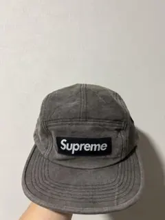 Supreme デニム キャンプキャップ グレー - メルカリ
