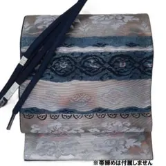 OM59　袋帯　長さ432cm　服部織物　こはく錦　(※帯のみ)